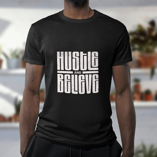 WORN “Hustle and Believe” Oversized Tee