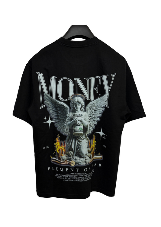 Element of War –  Oversized Black Tee