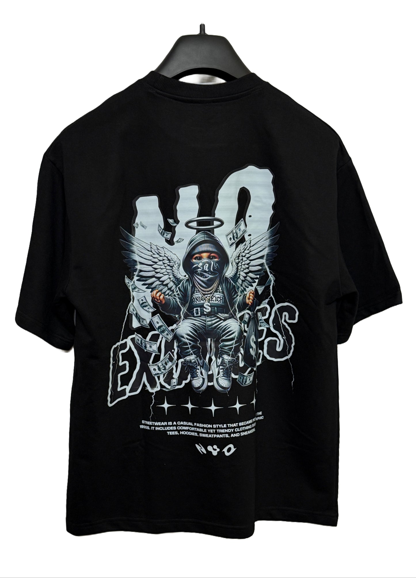 No Excuses – Fallen Angel Oversized Tee