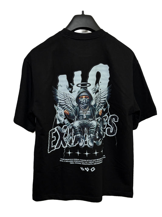 No Excuses – Fallen Angel Oversized Tee