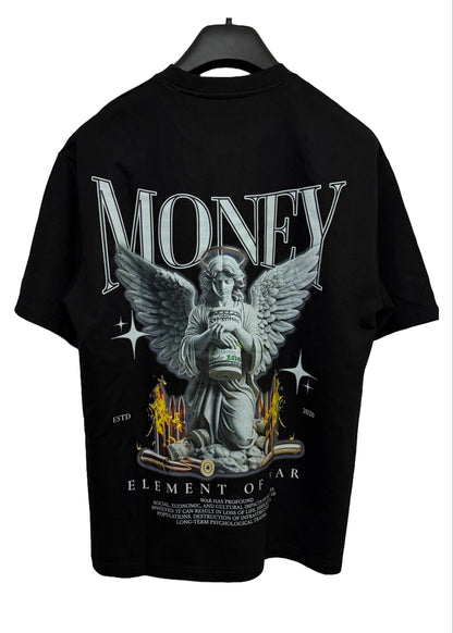 Element of War – Money Statue Oversized Tee