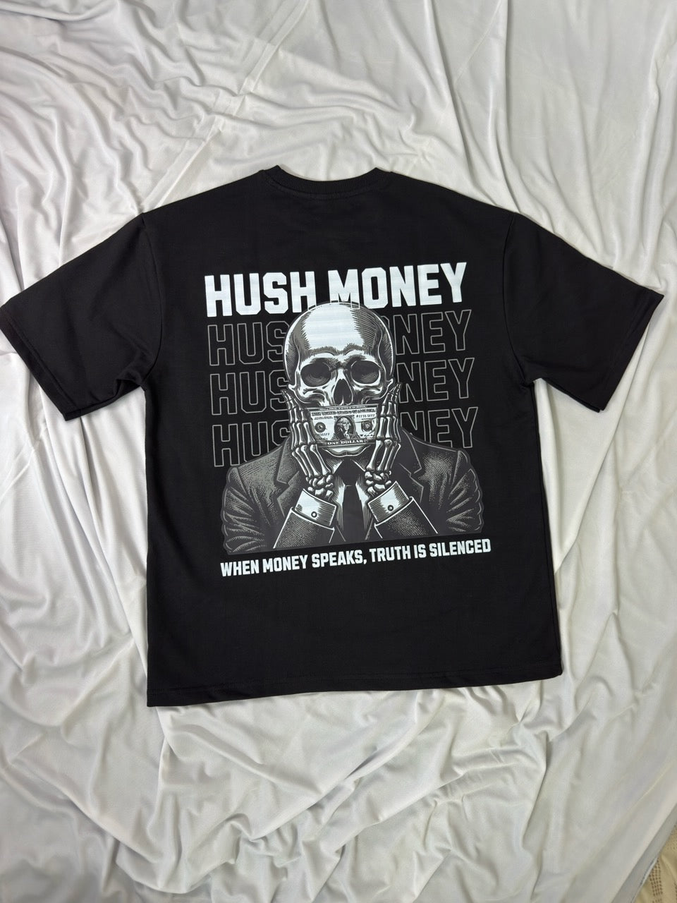 Hush Money – Truth in Silence Oversized Tee