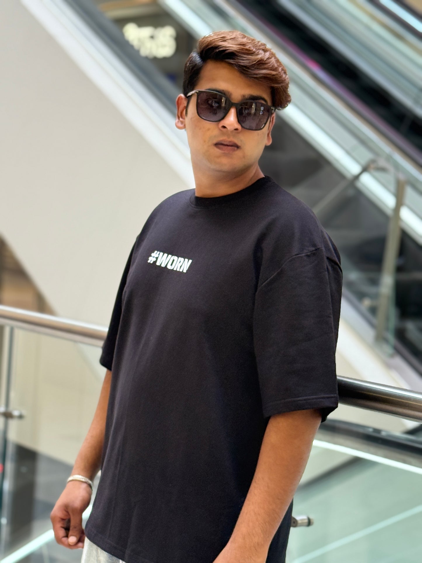 Money Warrior – Oversized Black Tee