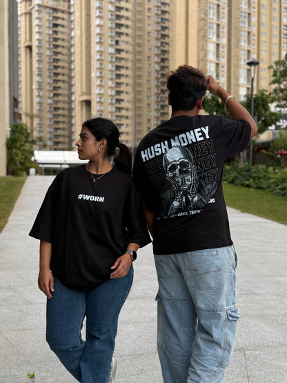 Hush Money – Truth in Silence Oversized Tee