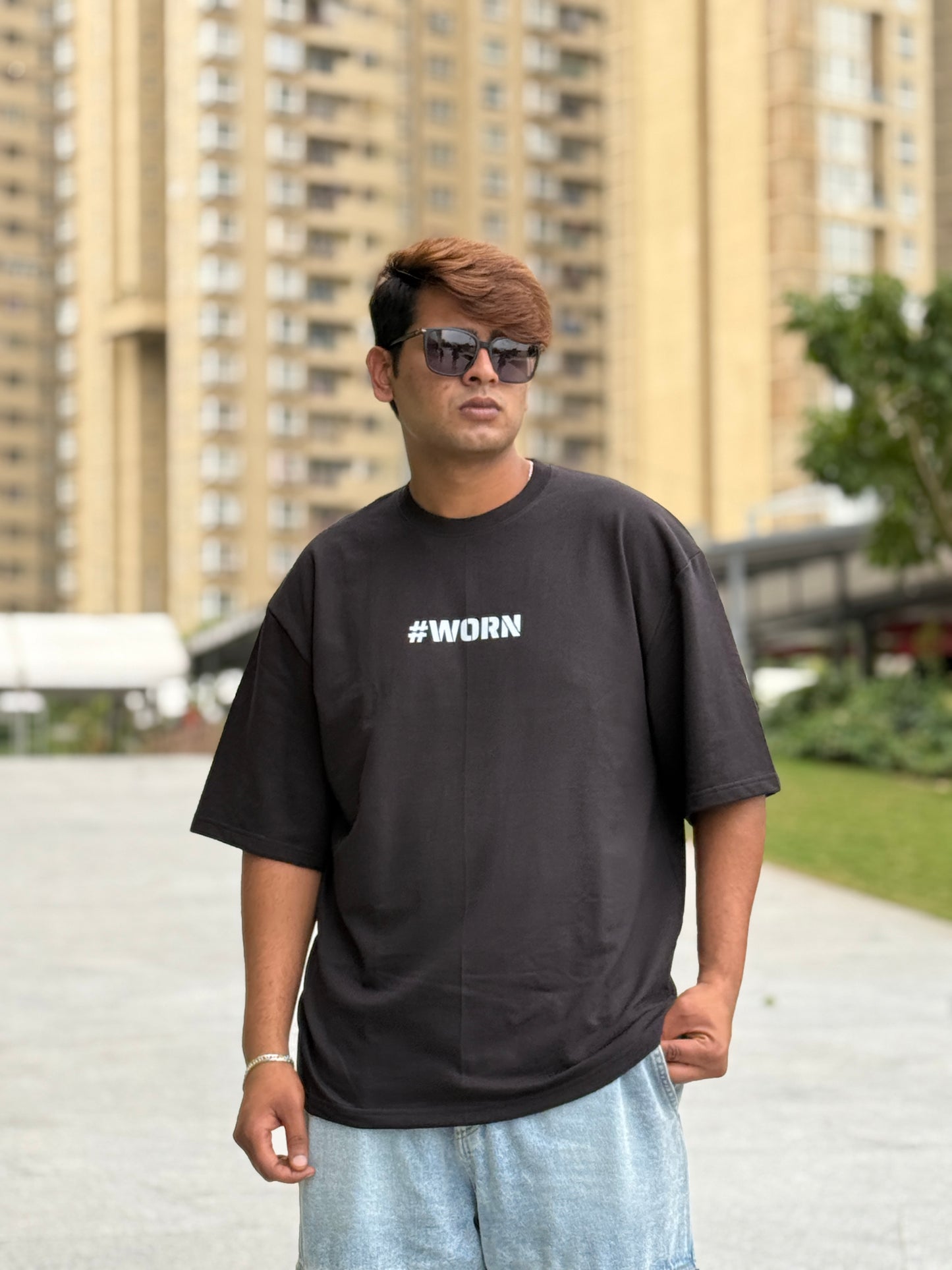 Smile of Madness – Purple Joker Oversized Tee