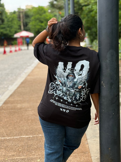 No Excuses – Fallen Angel Oversized Tee
