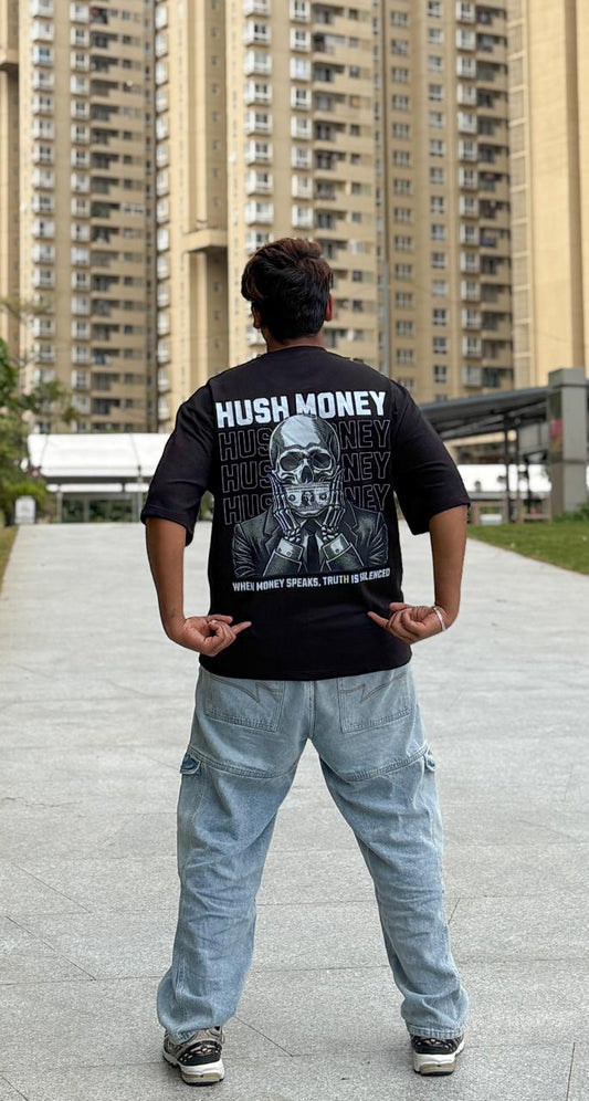 Hush Money – Truth in Silence Oversized Tee