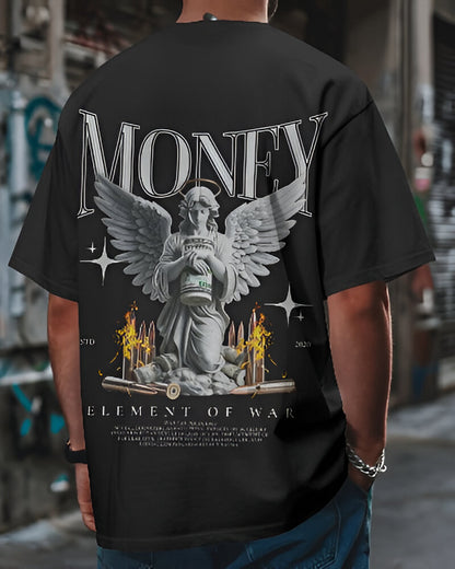Element of War – Money Statue Oversized Tee