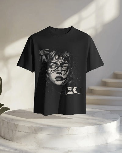WORN " DARKNESS " Oversized Unisex Tee